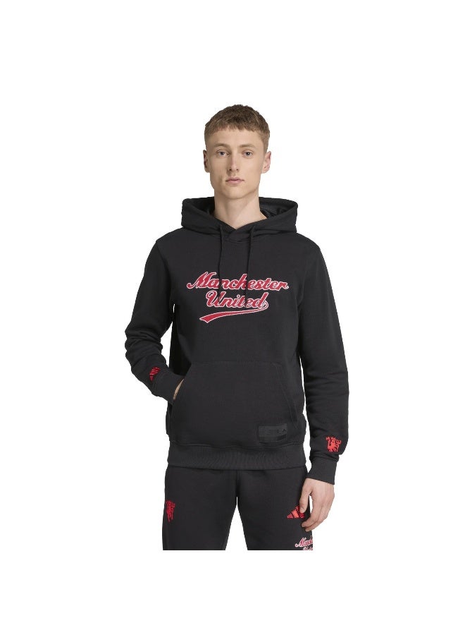 Adidas Mufc Us Hd Black Football Sweatshirts For Men XS - Image 2