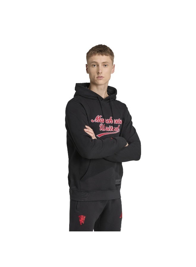 Adidas Mufc Us Hd Black Football Sweatshirts For Men XS - Image 4