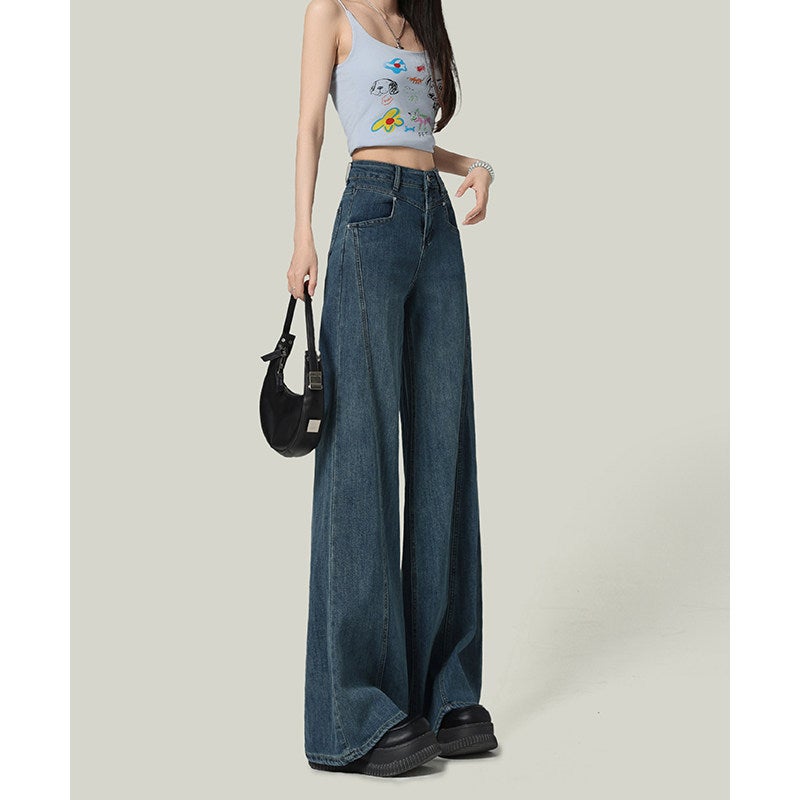 Unisex Classic Denim Jeans Loose Fit Daily Outdoor Wear - Image 1