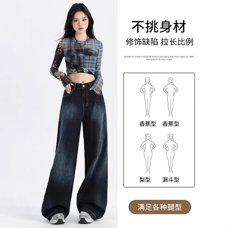 Unisex Classic Denim Jeans Loose Fit Daily Outdoor Wear - Image 4