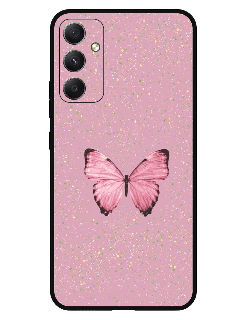 Theodor Protective Case Anti Scratch Shock Proof Bumper Cover For Samsung Galaxy A24 4G Glitter Butterfly 1 - Image 1