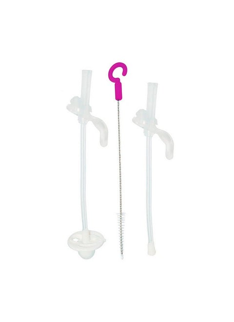 B.Box Sippy Cup Replacement Straw Pack ; Includes 1 Replacement Straw 1 Replacement Straw With Weight 1 Cleaning Brush ; Fits B.Box Sippy Cups