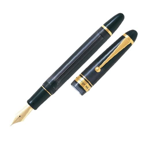 Pilot Custom 823 Black Fountain Pen FKK-3MRP-TBB Nib:Broad - Image 3