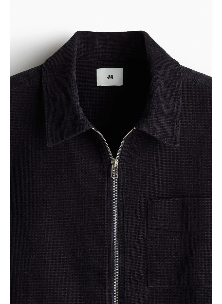 H&M Regular Fit Corduroy Overshirt