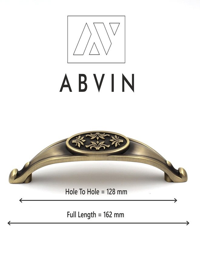 ABVIN مقابض ABVIN بتلات عتيقة، أدوات خزائن ذهبية حديثة، مقابض أثاث للأبواب والخزائن والأدراج (6.3 بوصة) - Image 3