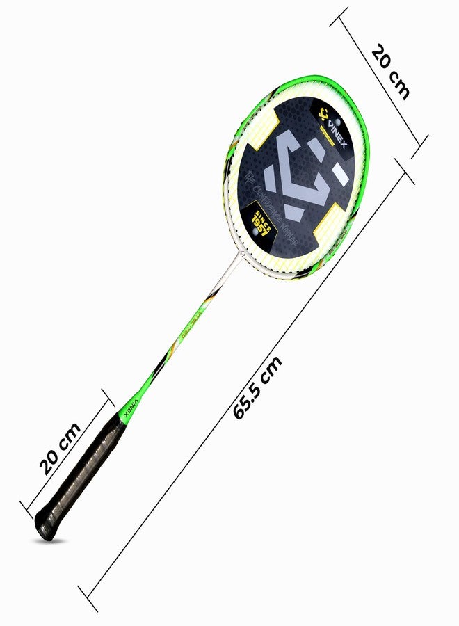 VINEX VTEC 700 Badminton Racquet (83 g) | 100% Graphite Lightweight Racquet with Wide-Body Volcano Frame & Medium Flex | Advanced Player Badminton Racket with Carry Bag (Pack of 1) - Image 4