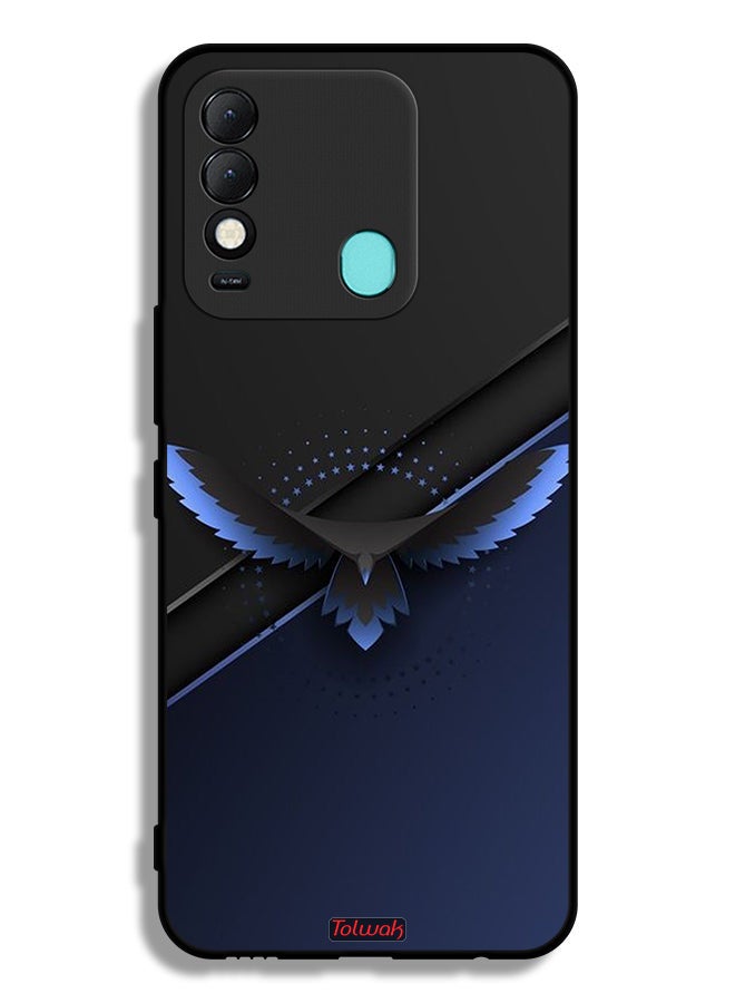 Tolwak Tecno Spark 8 Protective Case Cover Eagle Digital Abstract Art - Image 2