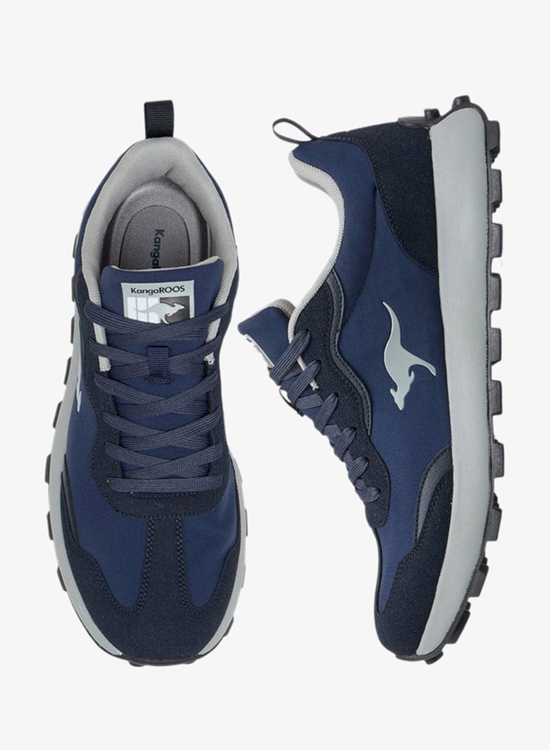 kangaROOS Men's Panelled Sneakers with Lace-Up Closure - Image 3