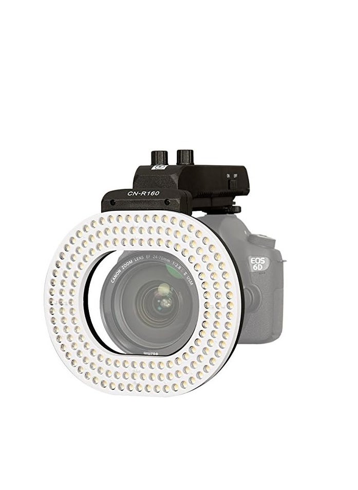 NANGUANG - NANGUANG CN-R160 LED Ring Light 9.6W – Foldable On-Camera Light for DSLR, Video & Wedding Photography – UAE - Image 1