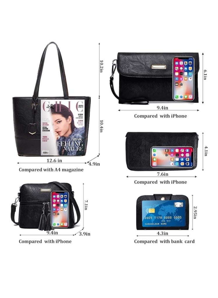 TcIFE TcIFE Purses Satchel Handbags for Women Shoulder Tote Bags Wallets - Image 3