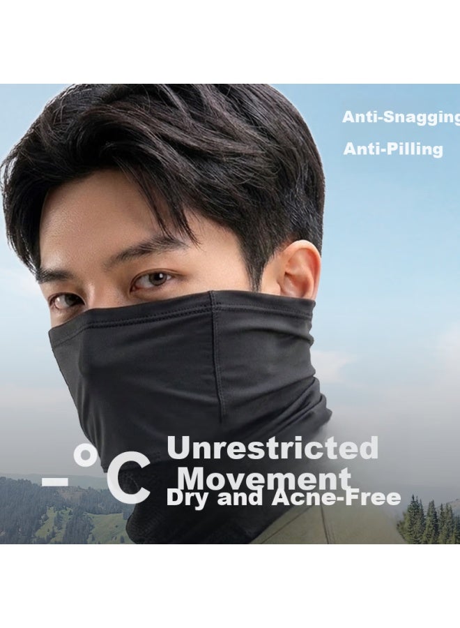 Supfire Sunscreen Face Mask Men Summer Ice Silk Mask Neck Gaiter Magic Headscarf Women Outdoor Cycling Mountaineering Fishing Face Cover - Image 4
