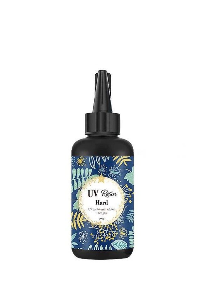 Aikanbo Crystal Clear Hard Cure UV Curing Epoxy Resin For DIY Jewelry Making, Home Decor, Clear Solar Curing Sun Active Resin For Resin Molding（100g） - Image 1