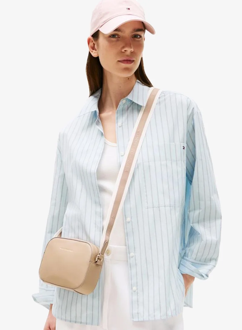 TOMMY HILFIGER Logo Detailed Zip Through Camera Bag