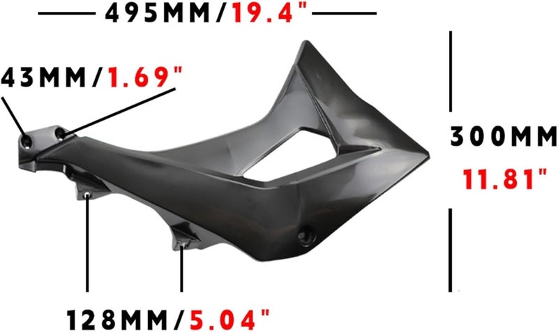 Vuzmode Side Fender Front Fairing Kit for KAYO TS50 - Image 3