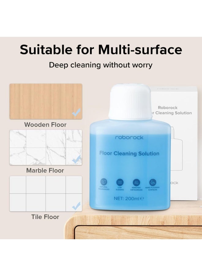 روبو روك روبروك سائل منظف ارضيات اصلي لجميع انواع المكانس الكهربائية الرطبة/الجافة ومنظف مكنسة روبوت، كريفو اس، اس 8 برو الترا، اس 7 ماكس الترا، كيو 7 ماكس، كيو 8 ماكس، كيو 5 برو، 200 مل، نسبة تخفيف 1:200 - Image 3
