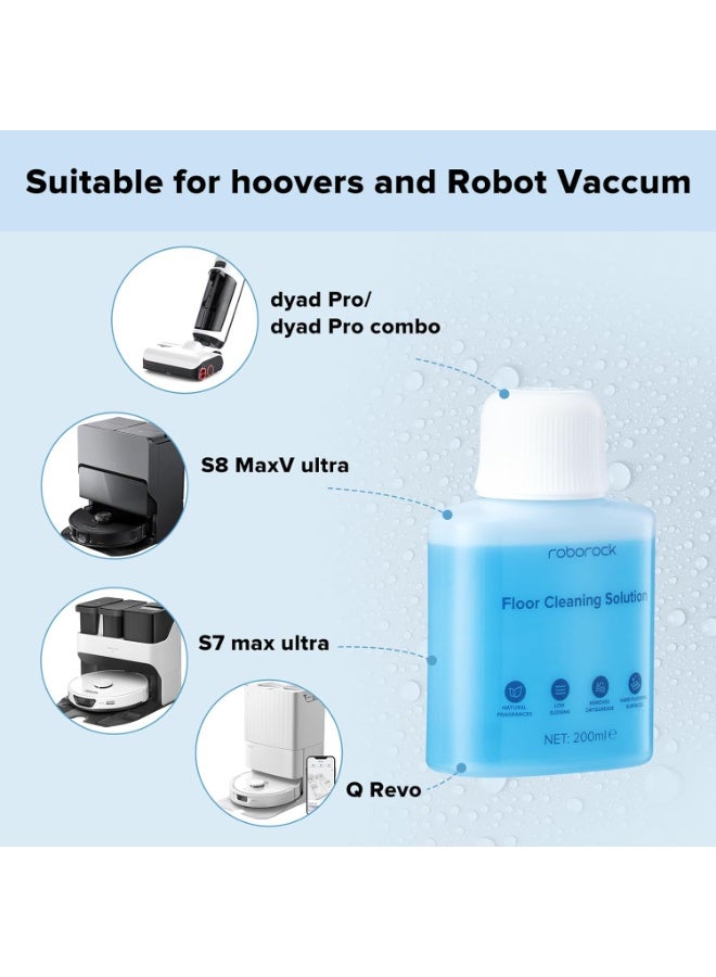 روبو روك روبروك سائل منظف ارضيات اصلي لجميع انواع المكانس الكهربائية الرطبة/الجافة ومنظف مكنسة روبوت، كريفو اس، اس 8 برو الترا، اس 7 ماكس الترا، كيو 7 ماكس، كيو 8 ماكس، كيو 5 برو، 200 مل، نسبة تخفيف 1:200 - Image 2