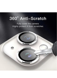 Generic Anti-scratch Tempered Glass Camera Cover For iPhone13 / 13 Mini (Silver)  - Image 4