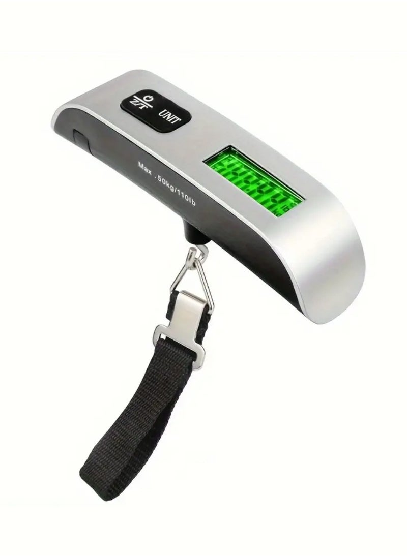 JIHAM - Portable Digital Luggage Weighing Scale with Lock and Key Combo for Luggage Weight Measurement for Traveling Vacation Luggage Packing and Weighing - Image 1