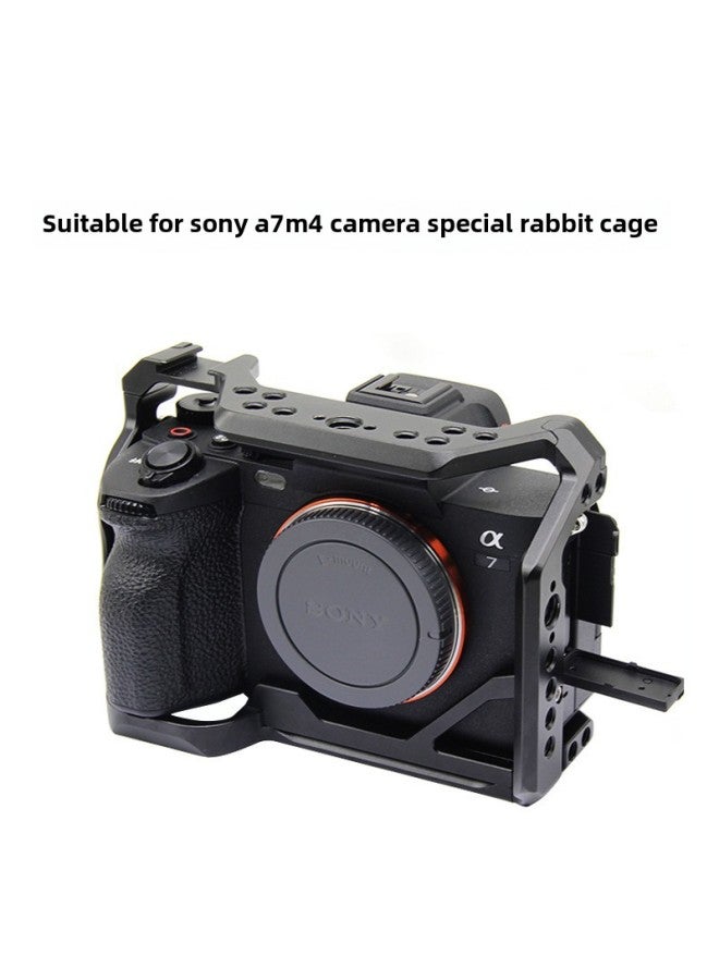 Suitable For A7M4 Camera Rabbit Cage A7R5 Micro Single Live Photography Vertical Tripod A7M3 Accessories-Color:Regular Model (a7m4 Camera Rabbit Cage)  - Image 4