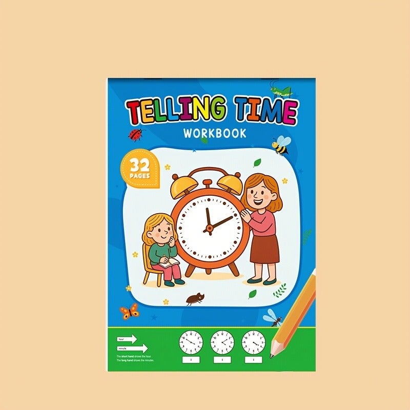 Kids' Timed Learning Workbook for Homeschooling - Perfect for Preschool Activities, Reading & Math Sheets - Image 3