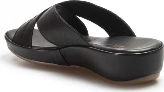 Fast Step Genuine Leather Women's Flat Slippers 864ZAR03