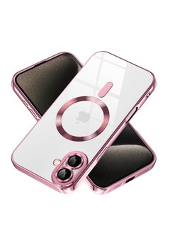 BORTONY iPhone 16 Plus Magnetic Case Compatible with Mag-Safe Built-in Camera Protector iPhone 16 Plus Cover Soft TPU Anti-Scratch Shockproof Slim Clear Case for iPhone 16 Plus 6.7 inch  - Image 1