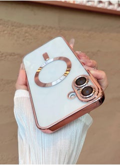 BORTONY iPhone 16 Plus Magnetic Case Compatible with Mag-Safe Built-in Camera Protector iPhone 16 Plus Cover Soft TPU Anti-Scratch Shockproof Slim Clear Case for iPhone 16 Plus 6.7 inch  - Image 2