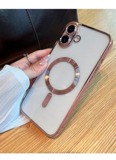 BORTONY iPhone 16 Plus Magnetic Case Compatible with Mag-Safe Built-in Camera Protector iPhone 16 Plus Cover Soft TPU Anti-Scratch Shockproof Slim Clear Case for iPhone 16 Plus 6.7 inch  - Image 3