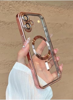 BORTONY iPhone 16 Plus Magnetic Case Compatible with Mag-Safe Built-in Camera Protector iPhone 16 Plus Cover Soft TPU Anti-Scratch Shockproof Slim Clear Case for iPhone 16 Plus 6.7 inch  - Image 5