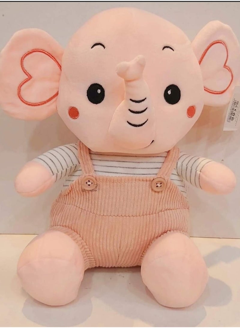 2 Pack Soft Stuffed Elephant Toy For Kids Birthday Gift - 28Cm  - Image 1