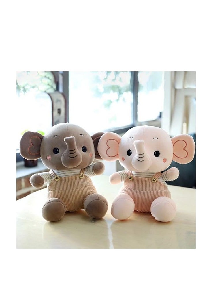 2 Pack Soft Stuffed Elephant Toy For Kids Birthday Gift - 28Cm  - Image 2
