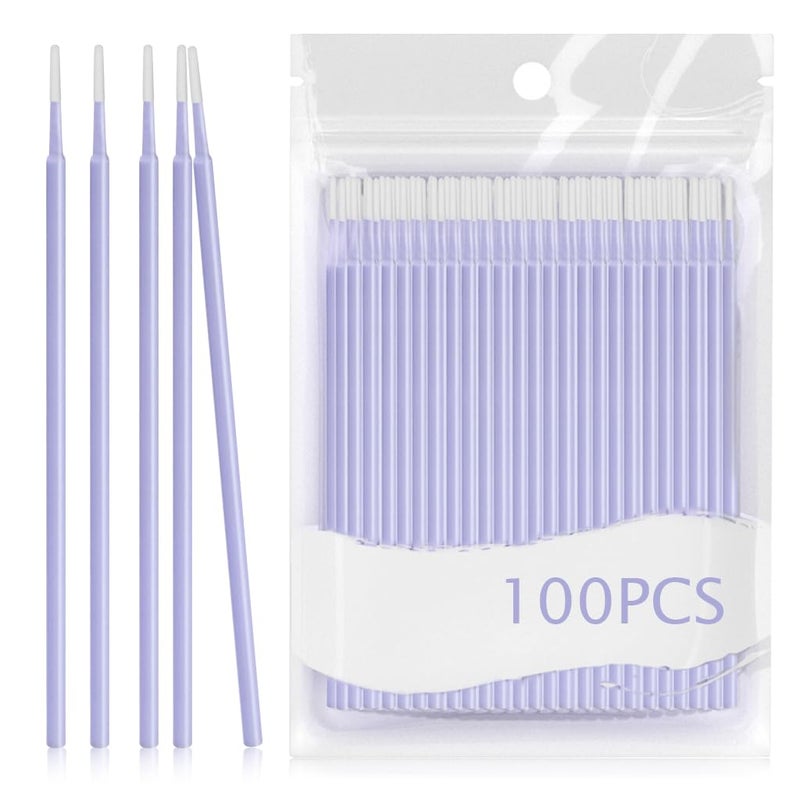 May Create MAYCREATE® 100-Count Fine Tip Cotton Swabs for Makeup Removal Eyeliner Mascara Precision Removal Excess cosmetics Cotton Swabs Makeup Tools for Eyeliner Fixing & Sharpening & Lip Liner Correction - Image 1