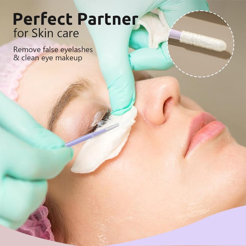 May Create MAYCREATE® 100-Count Fine Tip Cotton Swabs for Makeup Removal Eyeliner Mascara Precision Removal Excess cosmetics Cotton Swabs Makeup Tools for Eyeliner Fixing & Sharpening & Lip Liner Correction - Image 4