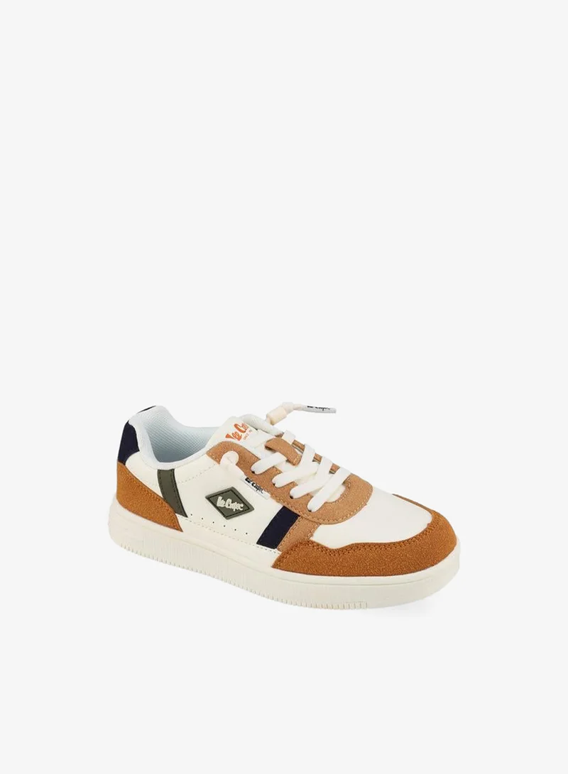Lee Cooper Boys Panelled Lace-Up Sneakers