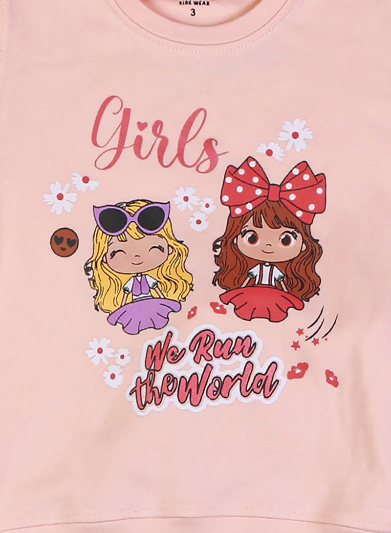 زيركون بيجامة بناتي خريفي - Image 2