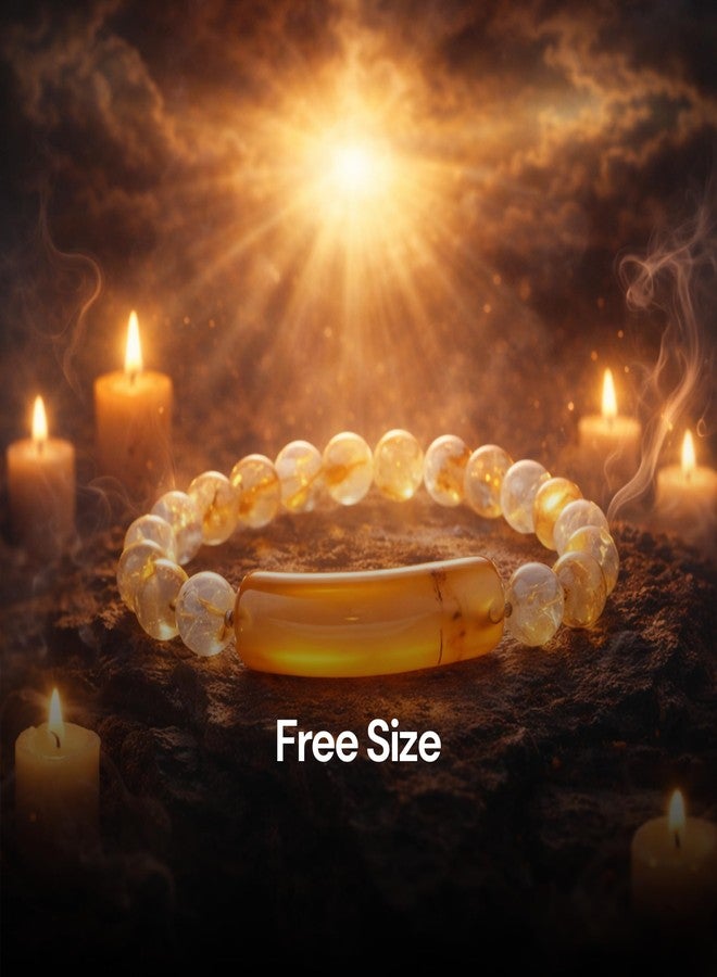 Japam Citrine Success Bracelet for Prosperity, Good Luck and Positive Energy | Crystal Band to Boost Confidence, Focus and Abundance | Lucky Wealth Bracelet for Men and Women - Image 5