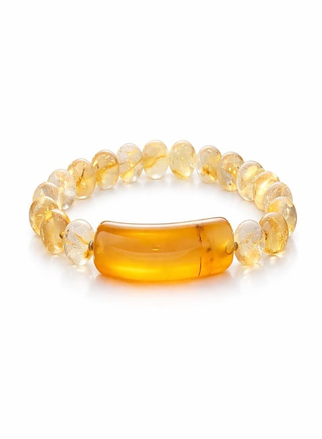 Japam Citrine Success Bracelet for Prosperity, Good Luck and Positive Energy | Crystal Band to Boost Confidence, Focus and Abundance | Lucky Wealth Bracelet for Men and Women - Image 1