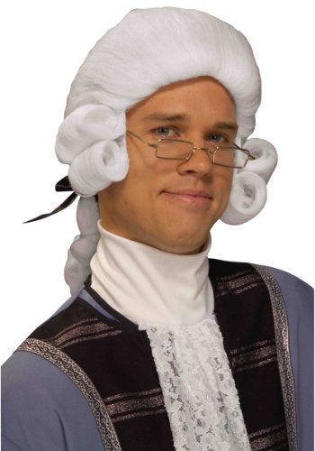 Rubies George Washington Wig for Adults, Men's No Size - Image 4