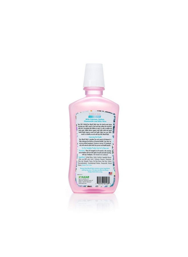 Spry Kids Mouthwash Xylitol Oral Rinse Bubble Gum 16 Fl Oz (Pack Of 1)  - Image 2
