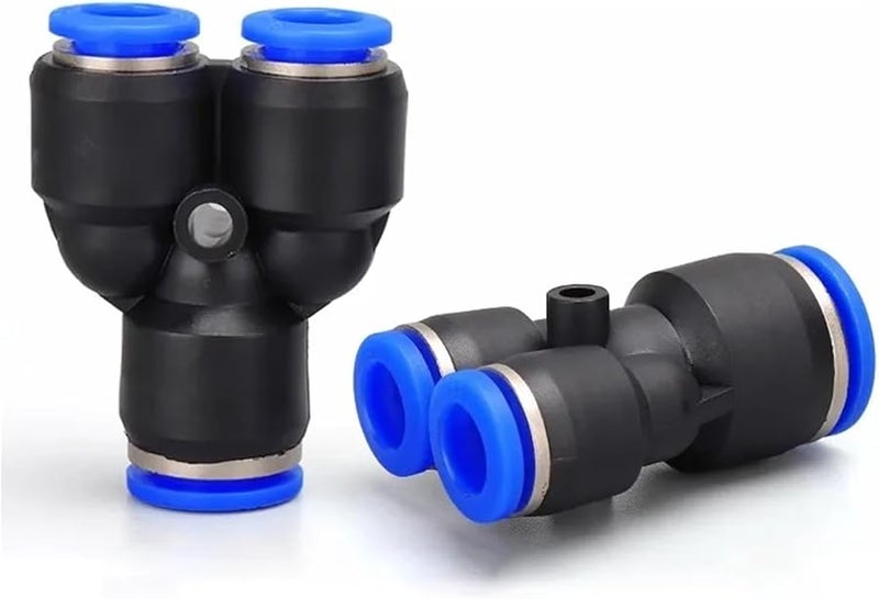 Pneumatic Air Quick Connect Fittings 100pcs Plastic Pipe Joints PEG 12 16 Color - Image 5