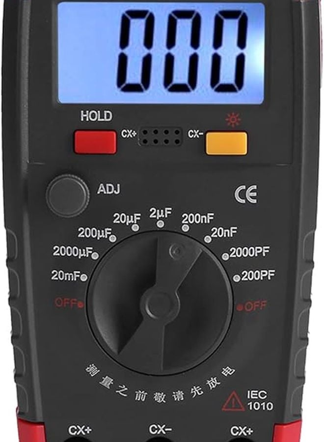 UA6013L Digital LCD Capacitance Meter 0.1pF To 20000uF Range Measurement Tester - Image 4