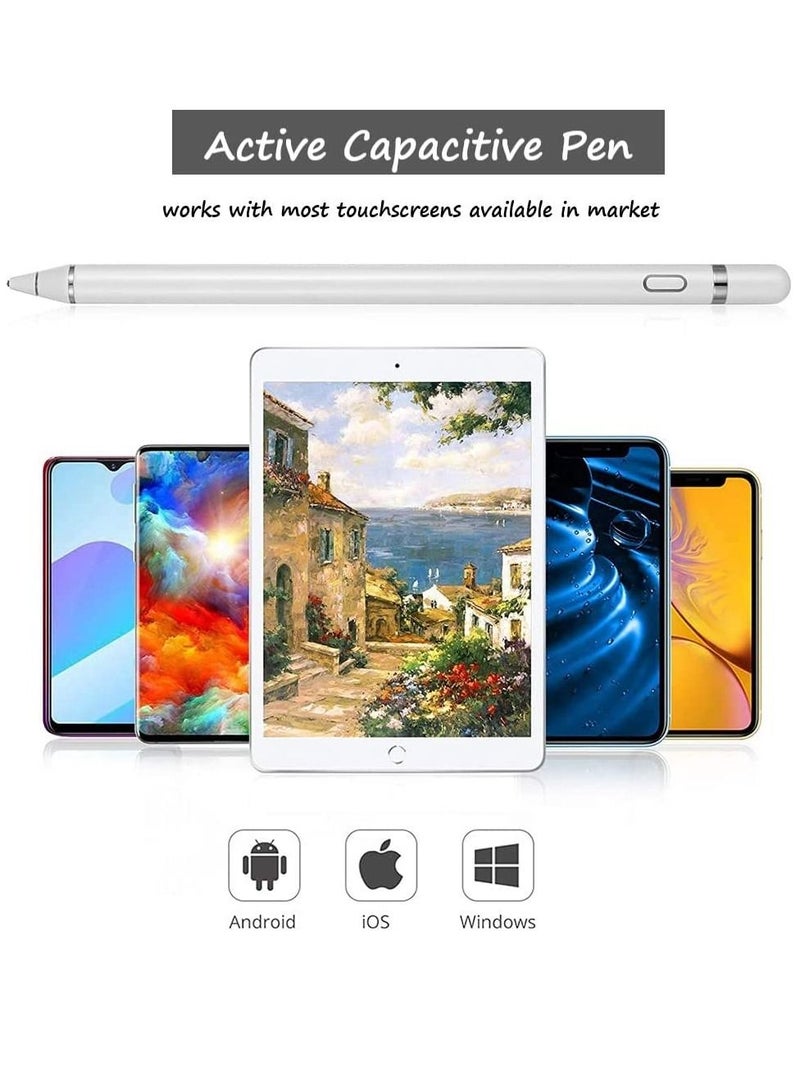بورتوني قلم ستايلس ، قلم رصاص رقمي بشاشة لمس رفيعة متوافق مع iPad - Image 3