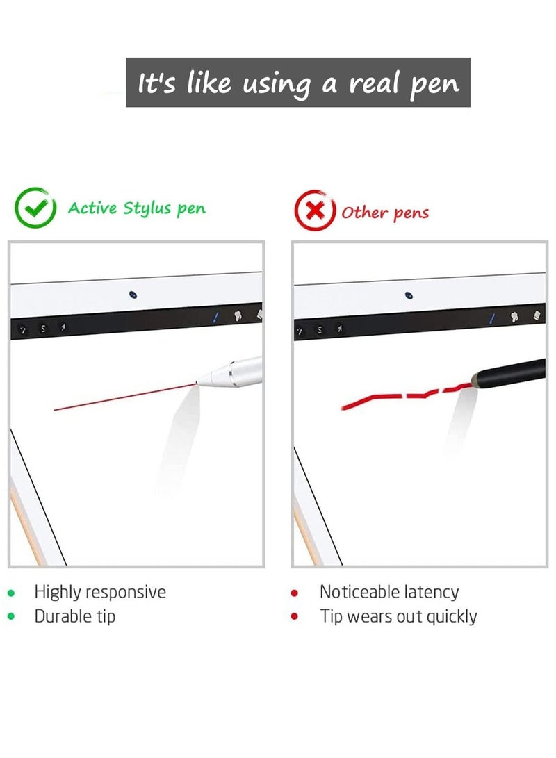 بورتوني قلم ستايلس ، قلم رصاص رقمي بشاشة لمس رفيعة متوافق مع iPad - Image 4
