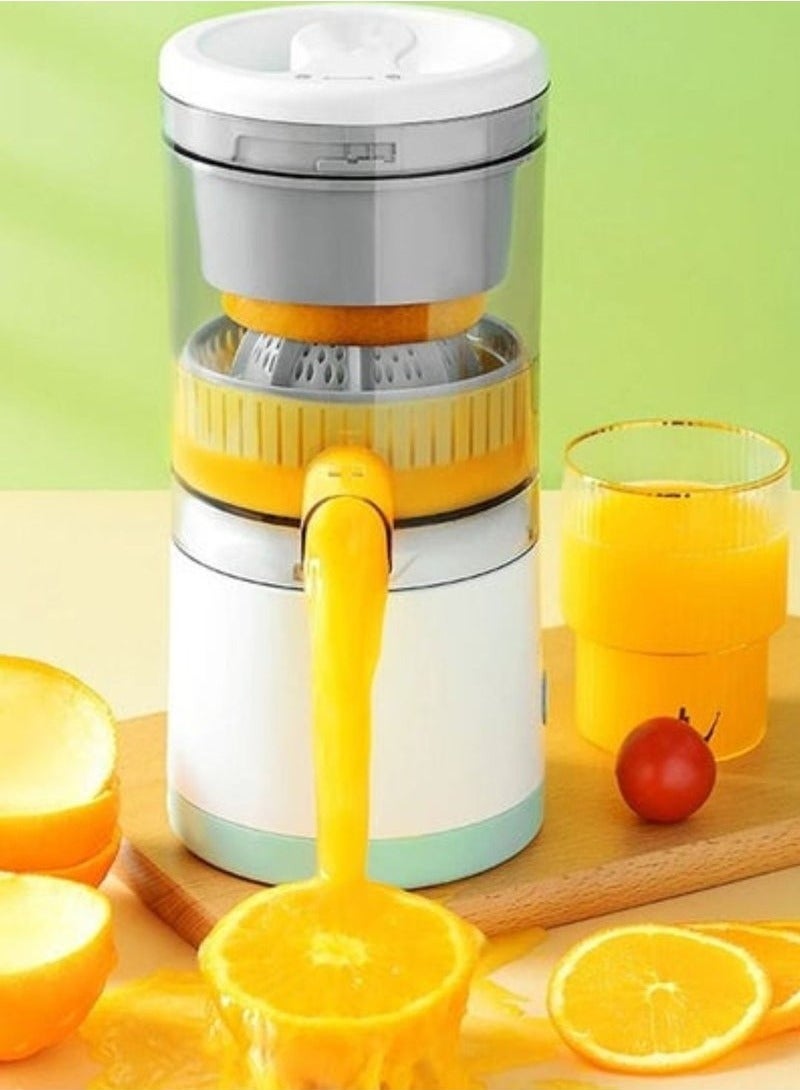 TIGER عصارة الحمضيات القابلة لإعادة الشحن - عصارة كهربائية محمولة وقابلة لإعادة الشحن عبر USB لعصير طازج في أي وقت - محرك قوي، عملية بضغط واحد وتنظيف سهل - مدمجة للاستخدام في المنزل، المكتب والسفر - Image 2