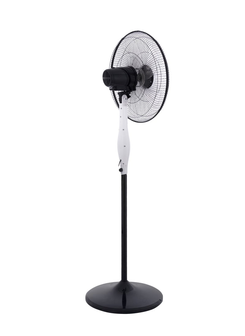 Ultra - ULTRA UFS18E1 Stand Fan, 18 Inch, 5 Blades, 3 Speeds - Black White - Image 1