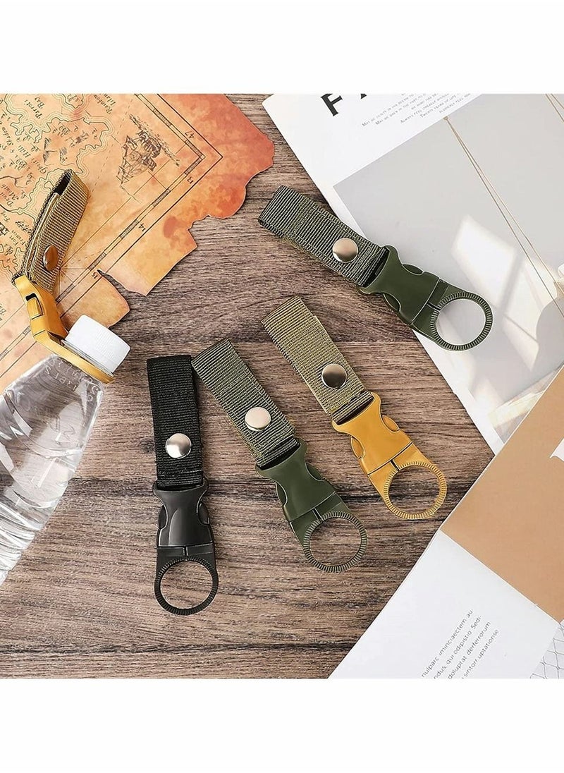 Generic 3 Pcs Bottle Hanging Buckle Clip, Outdoor Portable Water Bottle Ring Holder, Mineral Water Bottle Clip for Backpack Belt Belt Outdoor Camping Hiking Mountaineering Traveling - Image 5