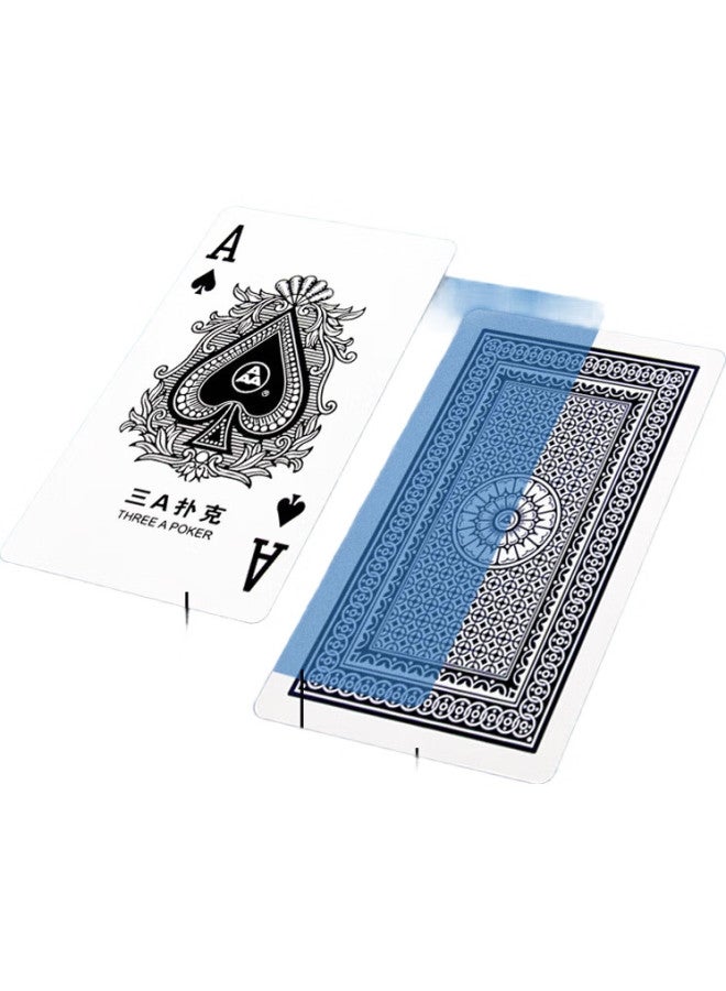 THREEA Aaa Durable Playing Cards For Guandan, Mahjong, And Card Games, Blue, 20 Decks, 8521 - Image 2
