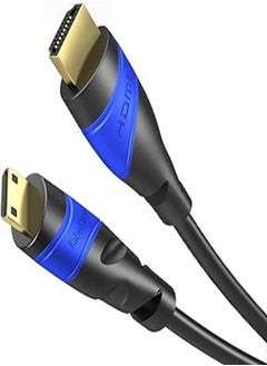 KabelDirekt كابل HDMI صغير بطول 3 أمتار من KabelDirekt متوافق مع (HDMI 2.0a/b، 2.0، 1.4a، HDMI إلى HDMI، 4K@60HZ، 1080p FullHD، UHD، Ultra HD، 3D، سرعة عالية مع Ethernet، ARC، PS4، XBOX، HDTV) سلسلة FLEX 