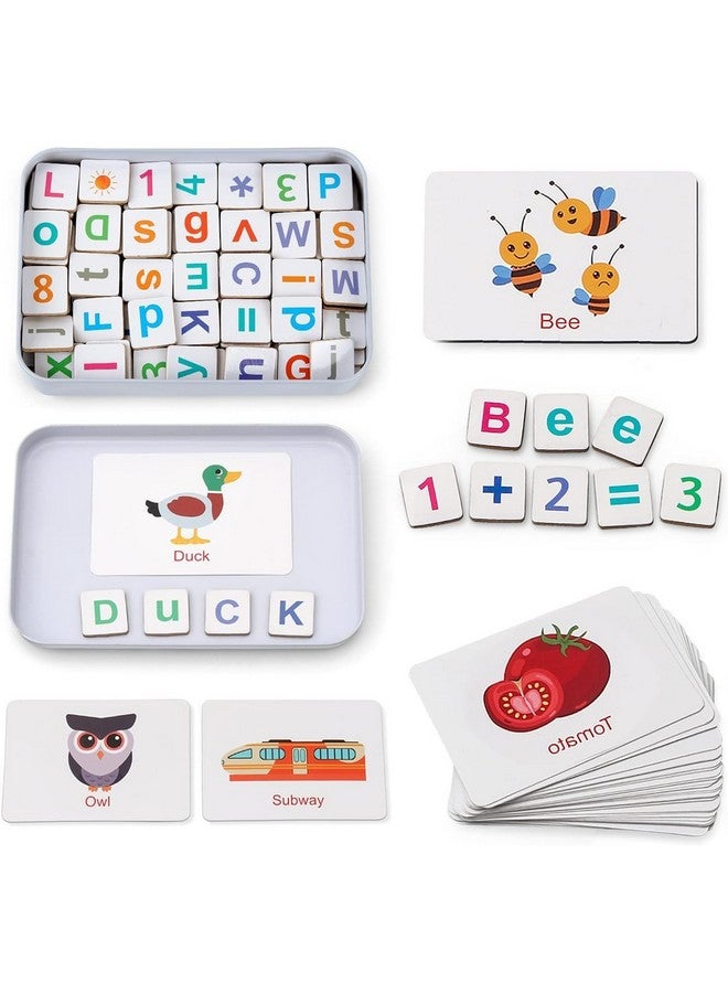 ماما ميا مجموعة ألعاب تعليمية للأطفال من ماما ميا، تحتوي على حروف وأرقام ومغناطيسات ثلاجة، لتعليم الأطفال ما قبل المدرسة التهجئة والعد والحساب، مناسبة للأطفال من عمر 3 إلى 5 سنوات (لعبة تهجئة) - Image 1