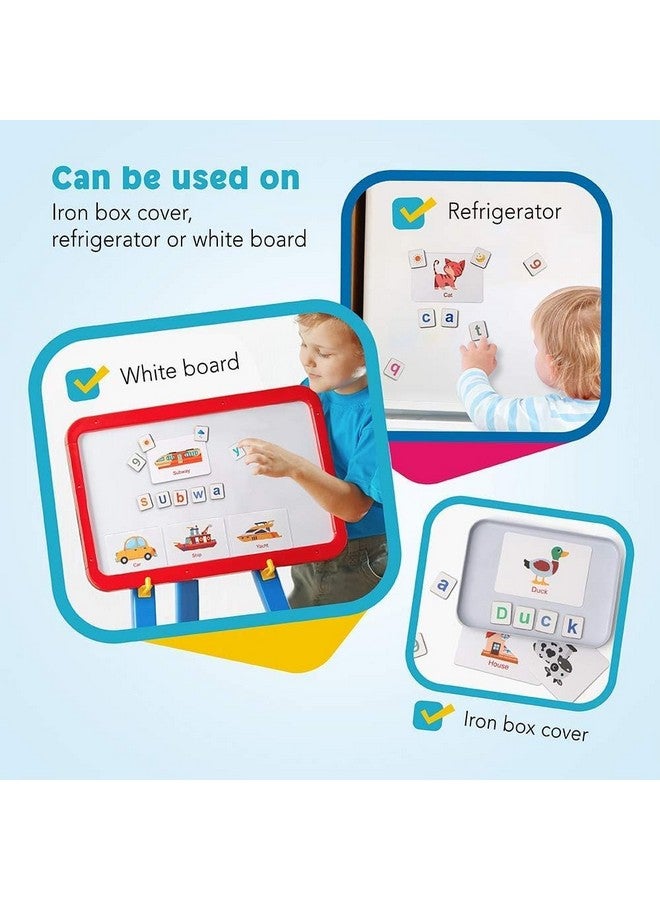 ماما ميا مجموعة ألعاب تعليمية للأطفال من ماما ميا، تحتوي على حروف وأرقام ومغناطيسات ثلاجة، لتعليم الأطفال ما قبل المدرسة التهجئة والعد والحساب، مناسبة للأطفال من عمر 3 إلى 5 سنوات (لعبة تهجئة) - Image 3